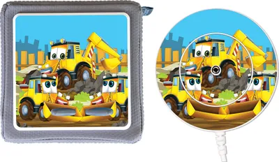 Produktbild von MeinBaby123® Toniebox Schutzfolie | Ladestation Bundle: Bagger