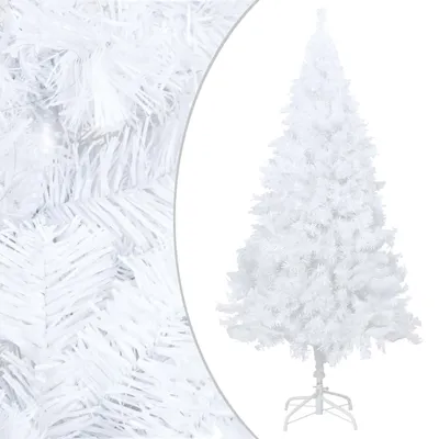 Obrázok produktu pre The Living Store Umelý vianočný stromček s hrubými vetvami biely 210 cm PVC