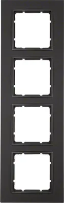 Produktbild von Berker 10146626 - Schwarz - Thermoplast - Schraubenlos - Berker - Matte - 1 Stück(e)