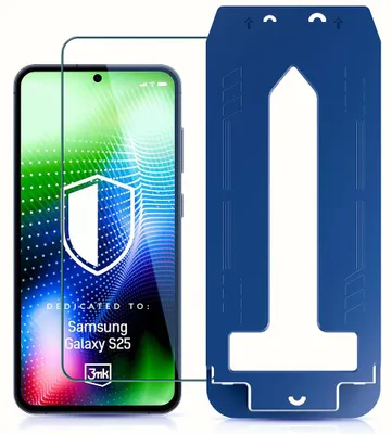 Obrázok produktu pre 3mk - Hardy Ultra Glass ochranné sklo pre Samsung Galaxy S25 - čierna
