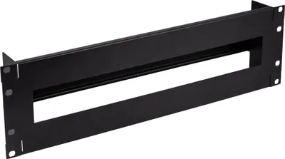 Imagen del producto de Barra de protección InLine® de 19", 3U, con riel DIN, color