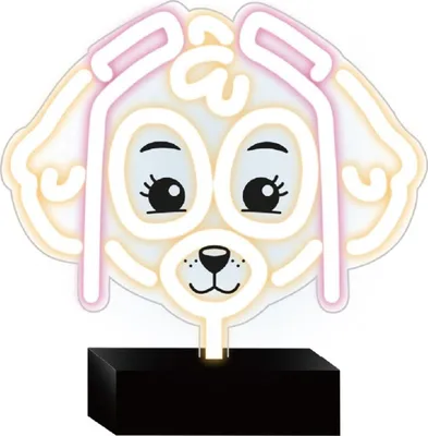 Produktbild von Neon LED Nachtlicht auf Sockel PAW Patrol – Skye OW-120546