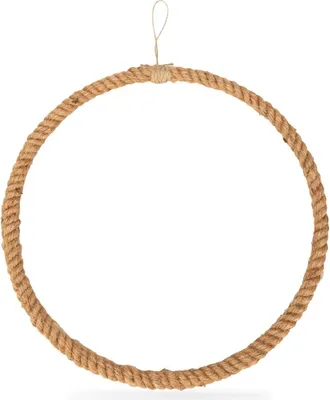 Produktbild von Metallring umwickelt mit Jute wählbar in den Größen 25 | 35 |  40cm  , Größe:Ø 40 cm