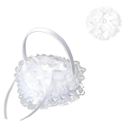 Produktbild von Herzförmige Ringkissen für die Hochzeit