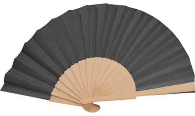 Produktbild von Aufklappbarer Papierfächer / Handfächer / Farbe: schwarz
