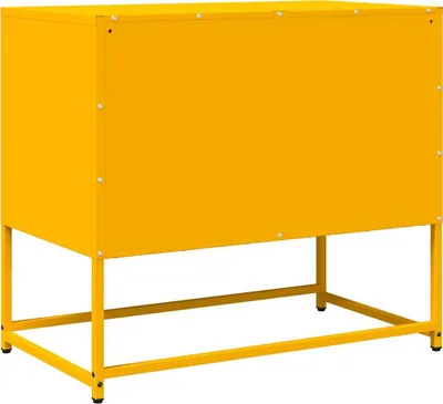Obrázek produktu pro TV skříňka hořčicově žlutá 68x39x60,5 cm ocel
