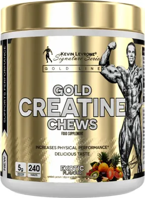 Zdjęcie produktu dla Kevin Levrone | Gold Creatine Chews | Monohydrat kreatyny Owoce egzotyczne