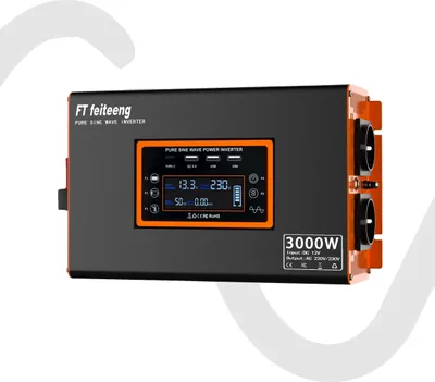 Obrázek produktu pro Střídač, výstup 5000 W, kompatibilní s EU zásuvkami, 3000 W