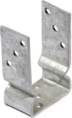 Produktbild von U-Pfostenlasche 91 mm / Pfostenträger zum Aufschrauben