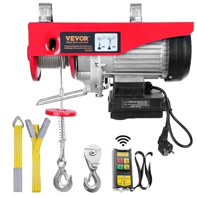 Obrázek produktu pro Elektrický lanový zvedák, dálkové ovládání, nosnost od 250 kg, bezdrátový 250 kg