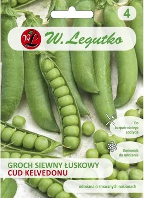 Immagine prodotto di Piselli da semina con buccia Cud Kelvedonu 40G W. Legutko