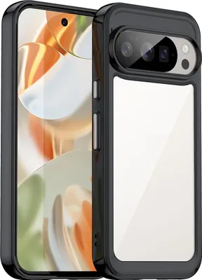Immagine prodotto di Per Google Pixel 10 / 10 Pro Custodia protettiva ibrida colorata in TPU acrilico nero
