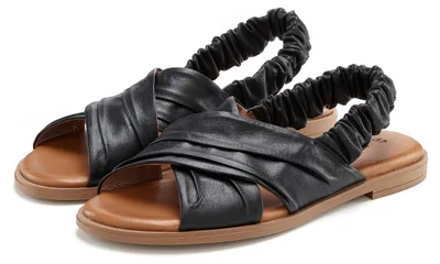 Produktbild von LASCANA Sandale Sandalette, Sommerschuh, offener Schuh, Pantolette schwarz Größe 36
