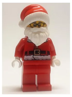 Zdjęcie produktu dla Klocki LEGO Minifigurka: Komendant policji - Wheeler, przebrany za Świętego Mikołaja – City (cty1209) – nowy