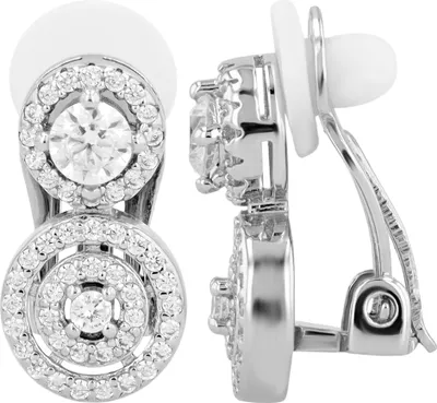 Produktbild von "Galaxy", 925/- Echt Silber Ohrclip mit Zirkoniabesatz, rhodiniert