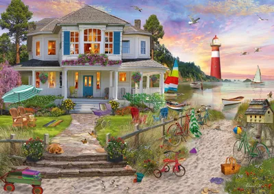 Image de La maison de la plage. 1.000 pièces