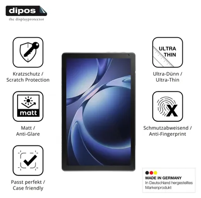 Produktbild von 2x Schutzfolie für Laptok KB1004L matt Displayschutzfolie Folie Display Schutz dipos