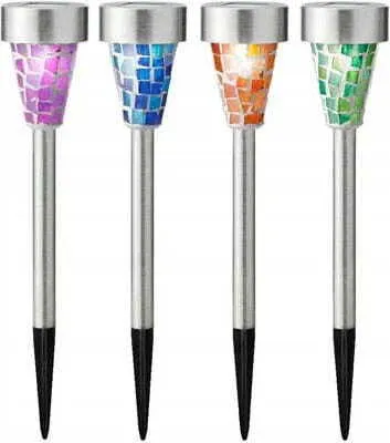 Produktbild von Solarbetriebene Garten-Glaslampe 28 cm