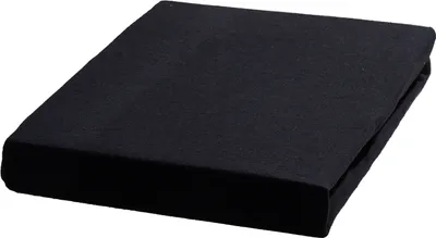 Produktbild von Spannbettlaken - Schwarz - Baumwolle - 100 x 200 cm