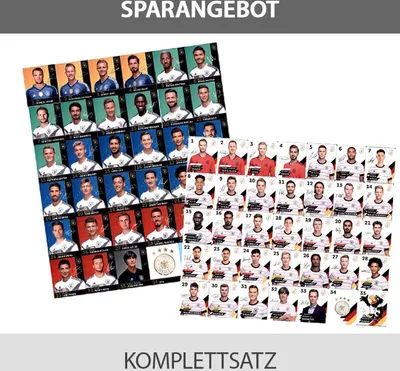 Produktbild von EM 2020 REWE + WM 2018 REWE Sammelkarten - je 1 Komplettsatz