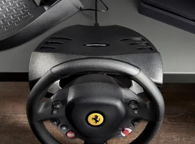 Zdjęcie produktu dla Thrustmaster T80 Ferrari 488 GTB Edition, Kierownica + pedały, PC, PlayStation 4, PlayStation 5, Cyfrowy, Przewodowa, USB, Czarny