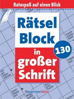 Image de Rätselblock in großer Schrift 130 (5 Exemplare à 2,99 EUR)
