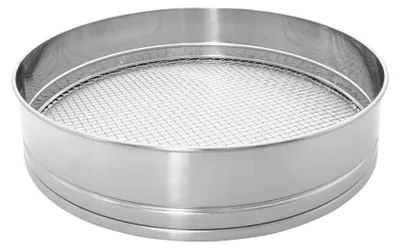 Image de Passoire en acier inoxydable pour farine et sucre, diamètre 400 mm, hauteur : 80 mm