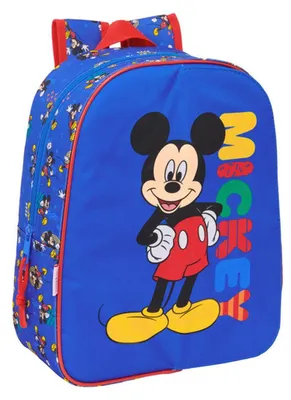 Produktbild von Safta Mickey Mouse 10l 26x34x11 Cm Small Rucksack Blau  Kinder Blau One Size