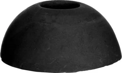 Produktbild von Kerzenständer Kerze Kugel schwarz dia. 7 x H 3 cm