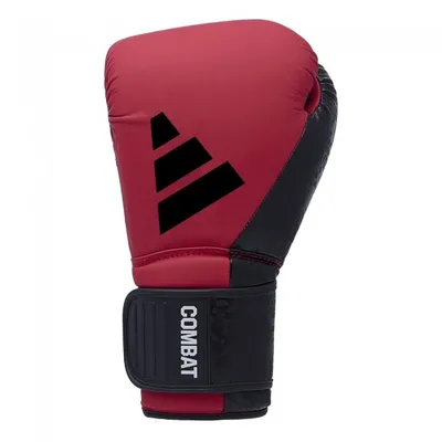 Image de Gants de boxe adidas Combat 50 rouge vif/noir, adiC50TG : 14 oz. Poids des gants de boxe : 14 oz.
