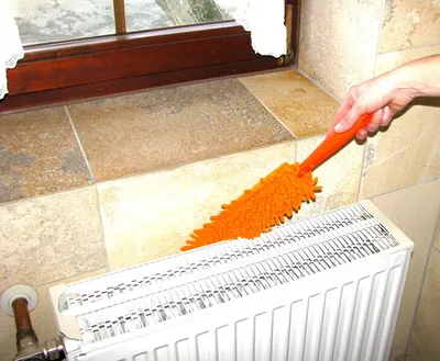 Produktbild von Flexibles Staubschwert mit 2 Mikrofaser Reinigungsflächen von Schwarz-Technik