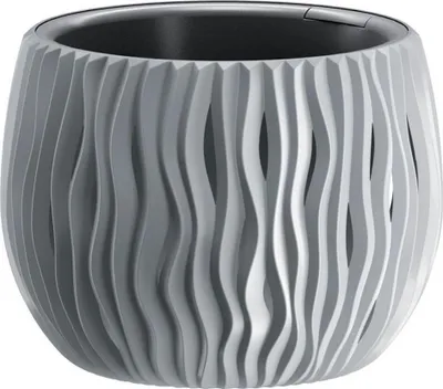 Produktbild von PROREGAL Blumentopf Sand Bowl 240, 238x161mm, grau