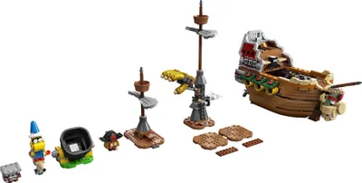 Zdjęcie produktu dla LEGO Super Mario Sterowiec Bowsera — zestaw dodatkowy, Zestaw do budowania, 8 lat(a), Plastik, 0 szt., 1,52 kg