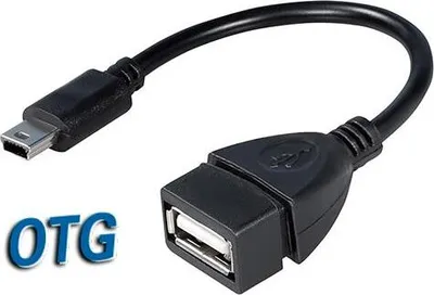 Produktbild von Mini USB B Stecker auf USB A Buchse, OTG