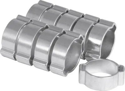 Immagine prodotto di Set di fascette stringitubo a due orecchie Riegler, 13 - 15 mm, 10 pezzi 10 pz.