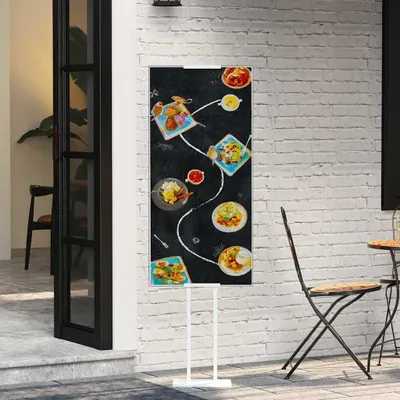 Obrázek produktu pro vidaXL Veletržní stánky Bílé 30 x 23,5 x 210 cm Ocel