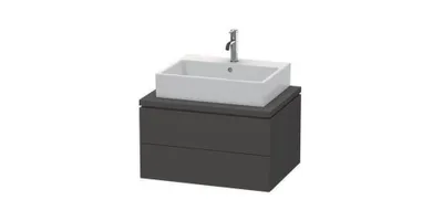 Produktbild von Konsolenunterschrank L-CUBE 400x720x547mm taupe supermatt taupe supermatt