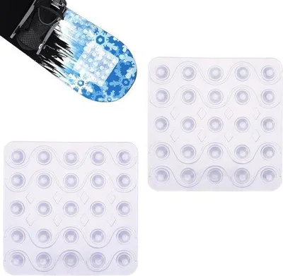 Zdjęcie produktu dla Podkładki antypoślizgowe pod deskę snowboardową, zestaw 2 sztuk, podkładka zapewniająca przyczepność do deski snowboardowej