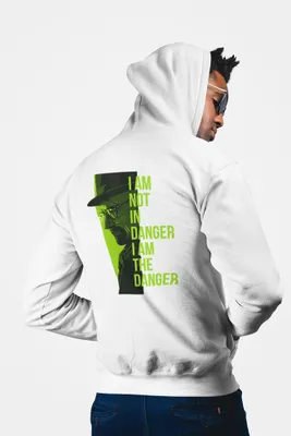 Produktbild von D&B Uni Hoodie ZIPMO00014 Breaking Bad Weiß-Größe 3XL