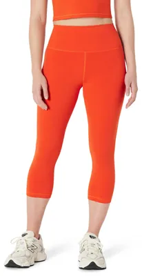Productafbeelding van A. Essentials dames active leggings, model FormFlex, zachte kwaliteit, capri-lengte, geschikt voor yoga en andere sporten