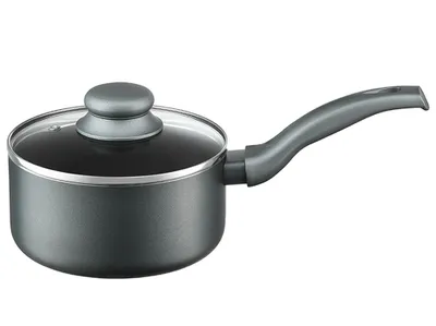 Produktbild von Ambition 20126 Kasserolle inkl. Deckel, Aluminium, 16 cm Durchmesser, Induktionsherd-geeignet, Antihaftbeschichtung