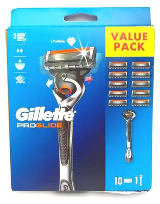 Produktbild von Gillette Nassrasierer Rasurpflege ProGlide 5 fach Klinge ultimativer Komfort Rasierklingen