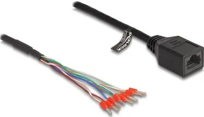 Obrázok produktu pre DeLOCK 88005, 0,5 m, Cat5e, RJ-45, Čierna