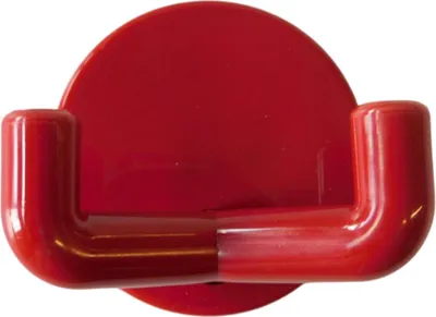 Immagine prodotto di 50 ganci da parete, rosso a 2 pieghe