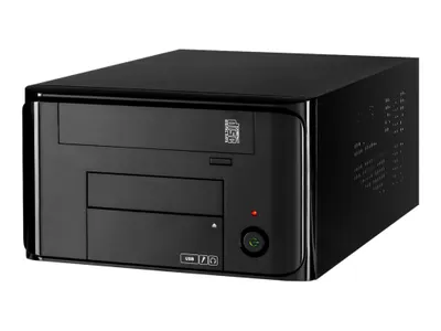Produktbild von Inter-Tech Geh Mini ITX MI-008 black 2X USB3.0,138x220x340mm