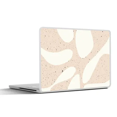 Produktbild von MuchoWow® Laptop Aufkleber Sticker Cover Pflanzen - Abstrakt - Rosa - Pastell 32.5x23.5 cm - Sticker für Laptop - Selbstklebend
