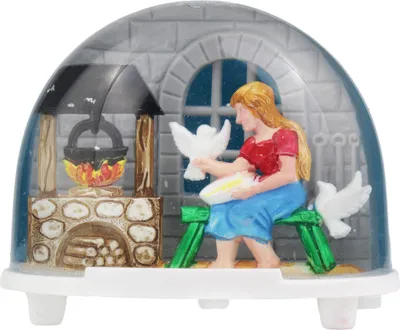 Produktbild von Schneekugel Schüttelkugel Märchen Aschenputtel Schneegestöber