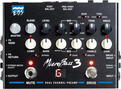Produktbild von EBS MicroBass 3 2-Channel Analogue Preamplifier