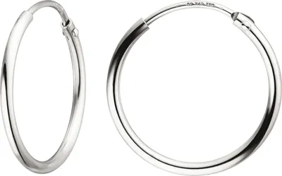 Produktbild von Creolen 925 Sterling Silber Ohrringe Silberohrringe