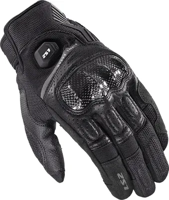 Produktbild von LS2 Atom Motorrad Handschuhe, schwarz, XL